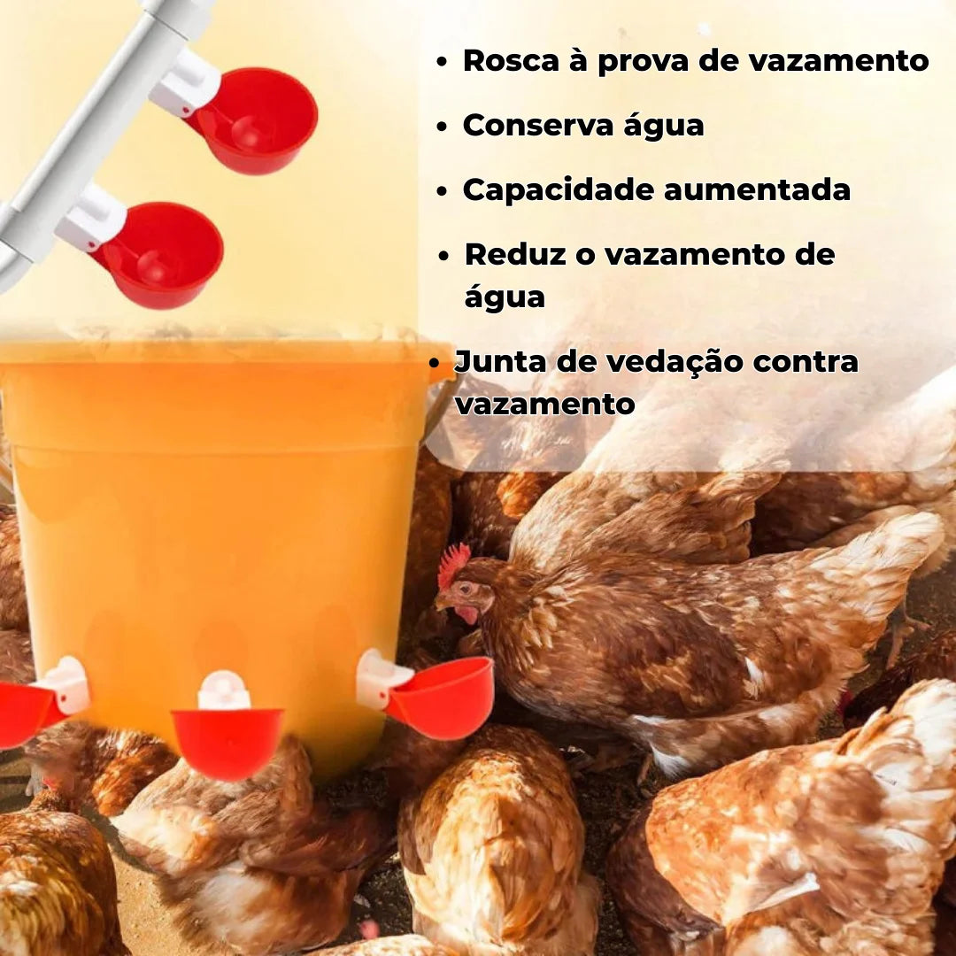Bebedouro Automático para Aves - ÚLTIMAS UNIDADES NA PROMOÇÃO 🔥