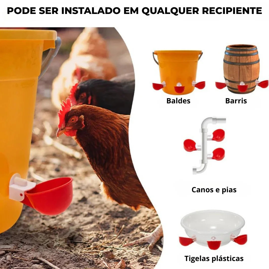 Bebedouro Automático para Aves - ÚLTIMAS UNIDADES NA PROMOÇÃO 🔥