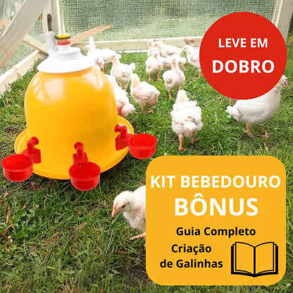 Bebedouro Automático para Aves - Promoção Comprou, Ganhou!