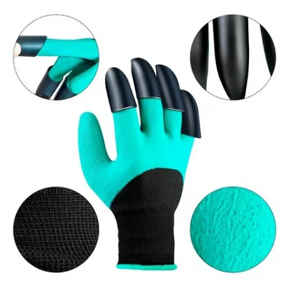 Luva Com Garras Para Jardinagem - Marga