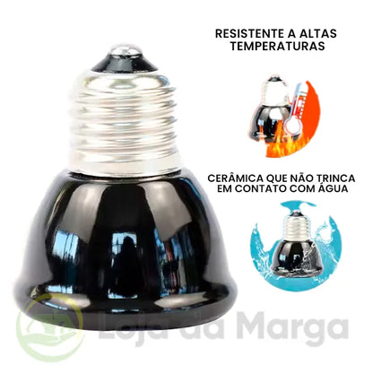 Lâmpada Cerâmica Aquecedora Marga - Compre 1 e LEVE 2!