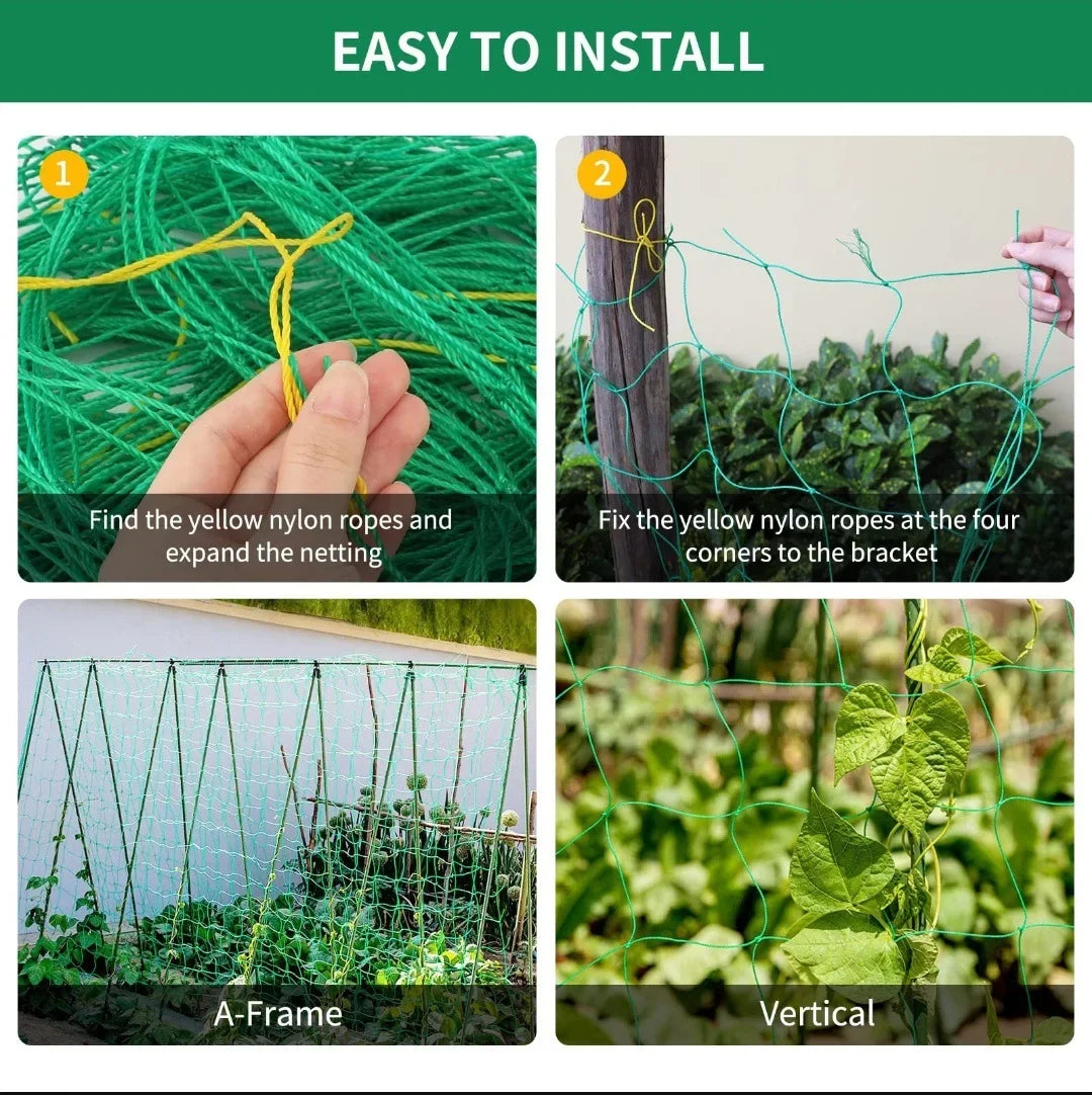 Transforme Seu Jardim com a Rede de Treliça para Plantas Trepadeiras - MARGA