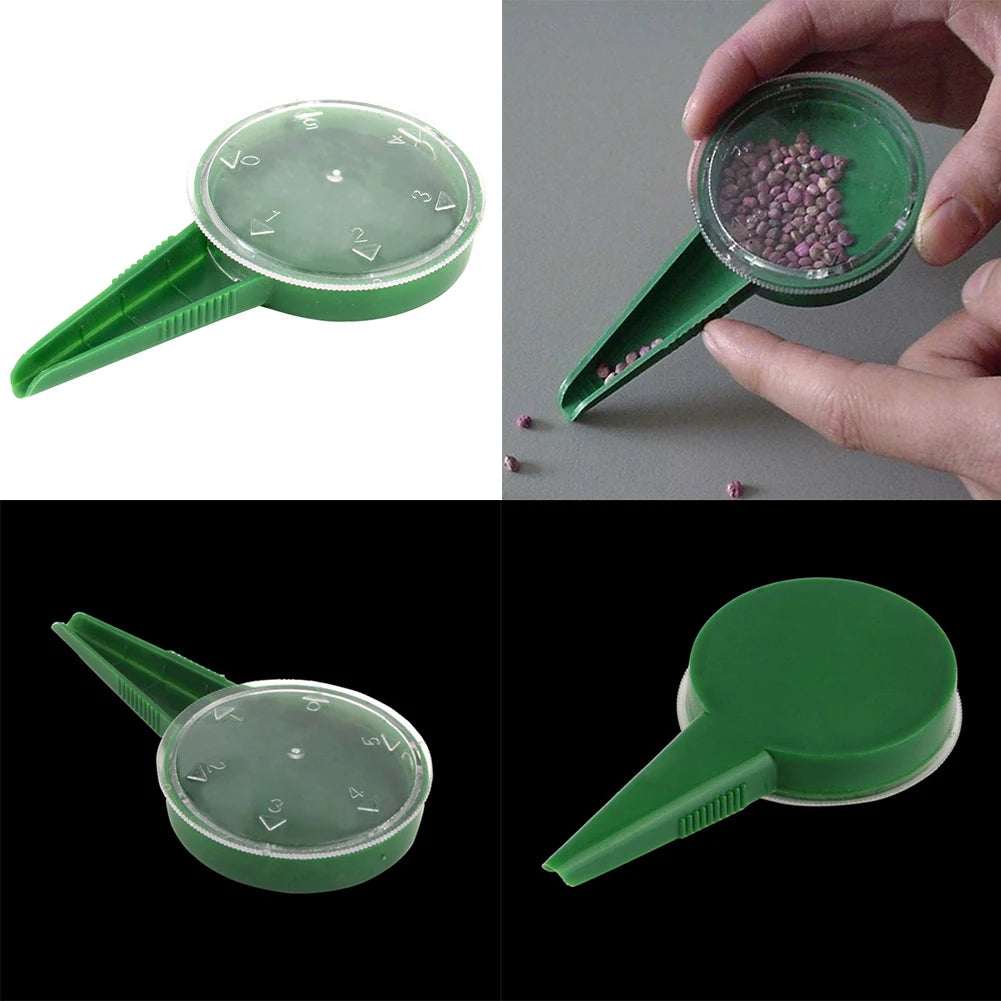 Detalhes de uso do dispensador de sementes manual com regulagem