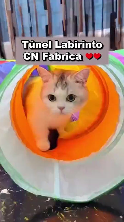 Brinquedo Túnel Labirinto para Gatos – Marga